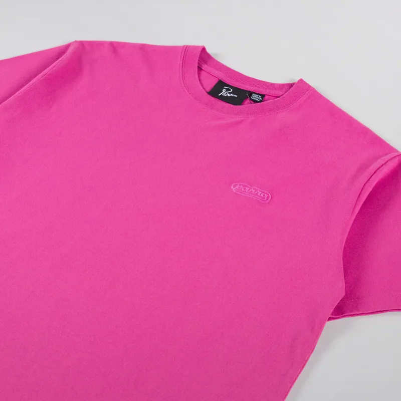 By Parra Wrapped Around Logo T Shirt Purple Pink-1
