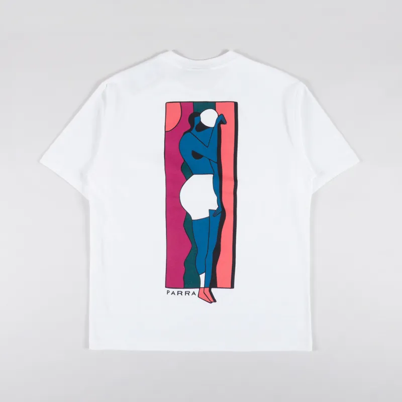 By Parra Vertical Thoughts T Shirt White