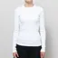 Colorful Standard Womens Organic Rib Long Sleeve T Shirt Optical White