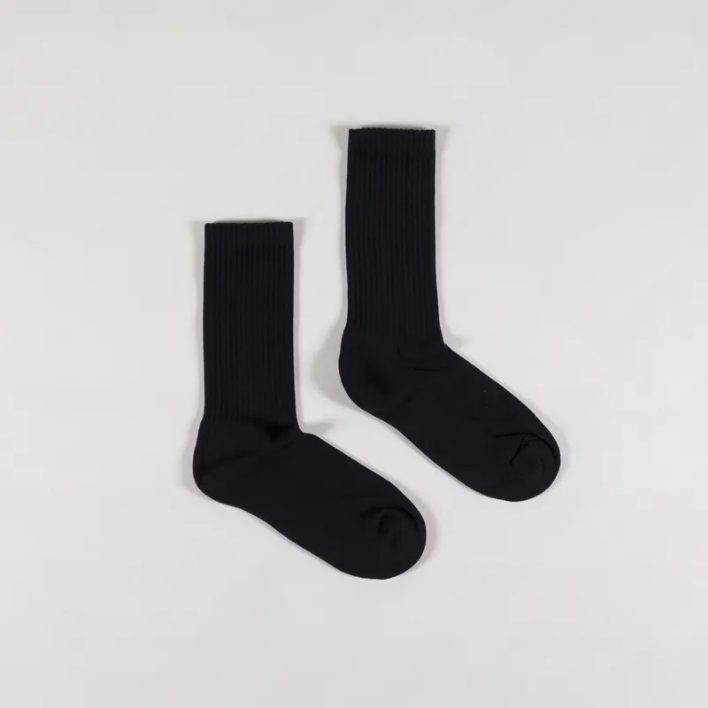 Colorful Standard Organic Active Socks Deep Black
