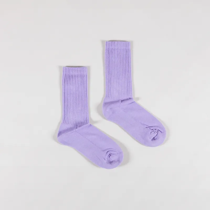 Colorful Standard Organic Active Socks Soft Lavender