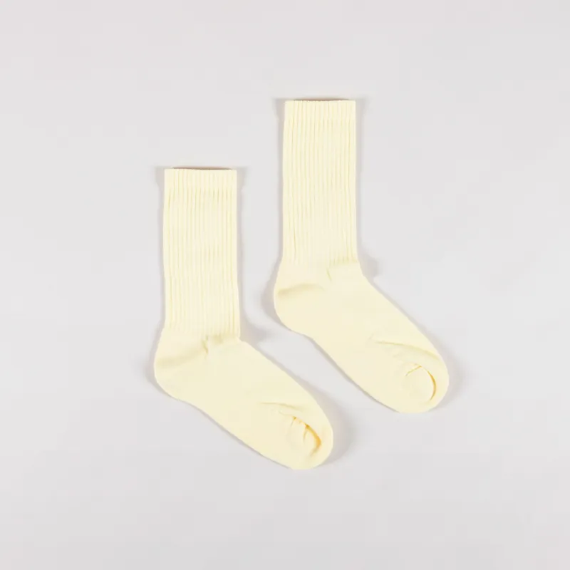 Colorful Standard Organic Active Socks Soft Yellow