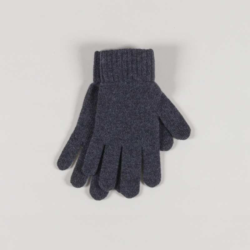 Colorful Standard Womens Merino Wool Gloves Lava Grey