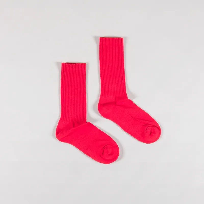 Colorful Standard Organic Active Socks Red Tangerine