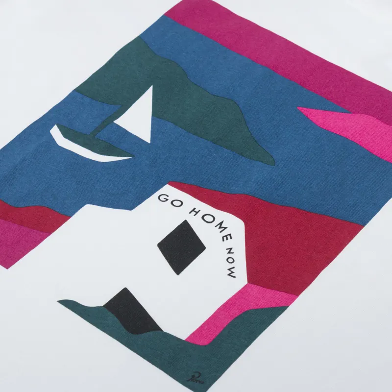 By Parra No Vacation T Shirt White-2