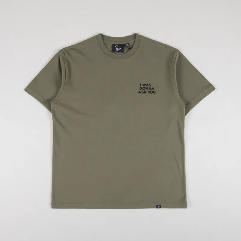 By Parra Waiting For You T Shirt Green-1