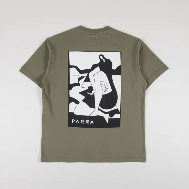 By Parra Waiting For You T Shirt Green