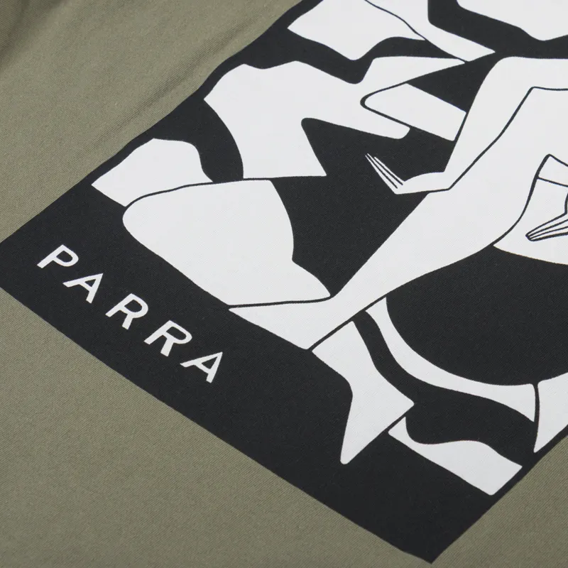 By Parra Waiting For You T Shirt Green-4