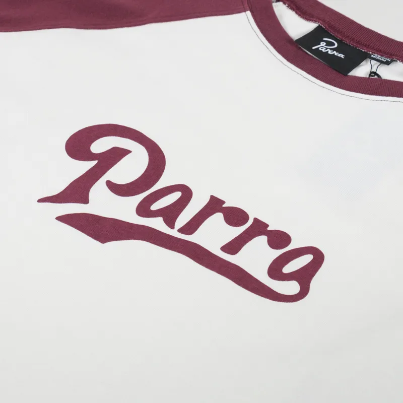 By Parra Baller Of The Based Raglan Long Sleeve T Shirt Dark Red-2
