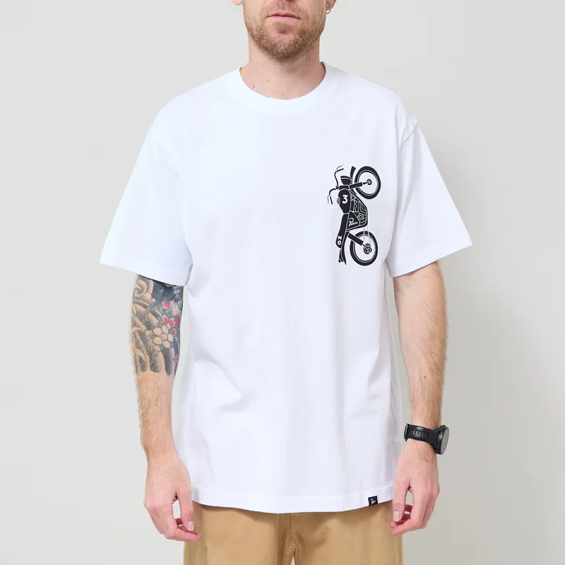 By Parra Not Another Boat T Shirt White-1