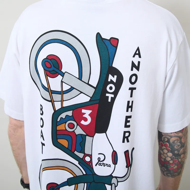 By Parra Not Another Boat T Shirt White-3