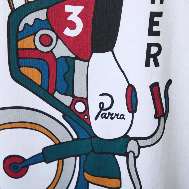By Parra Not Another Boat T Shirt White-4