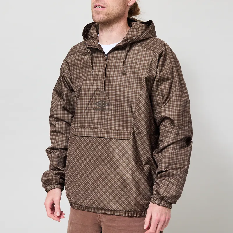 Umbro Cagoule Brown Check-1