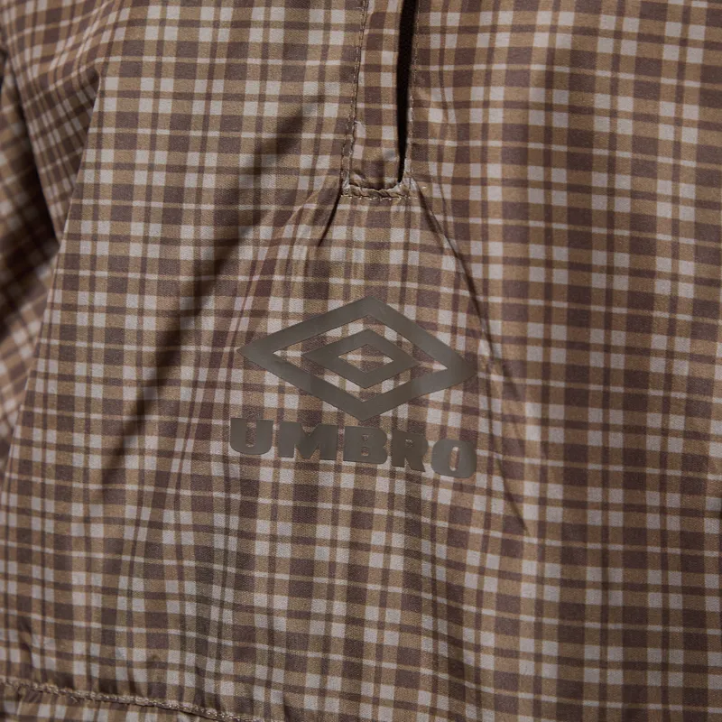 Umbro Cagoule Brown Check-5