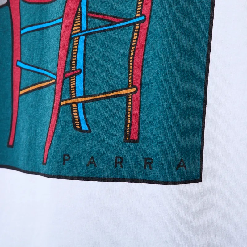 By Parra A Chair T Shirt White-5