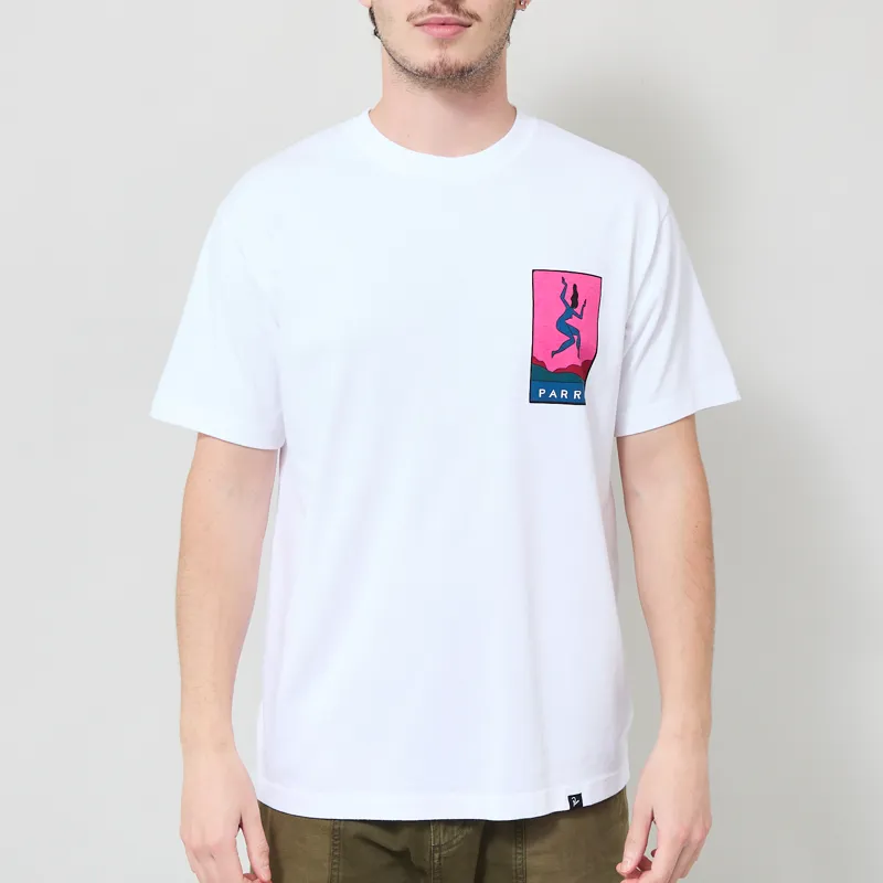 By Parra Not Listening T Shirt White-2