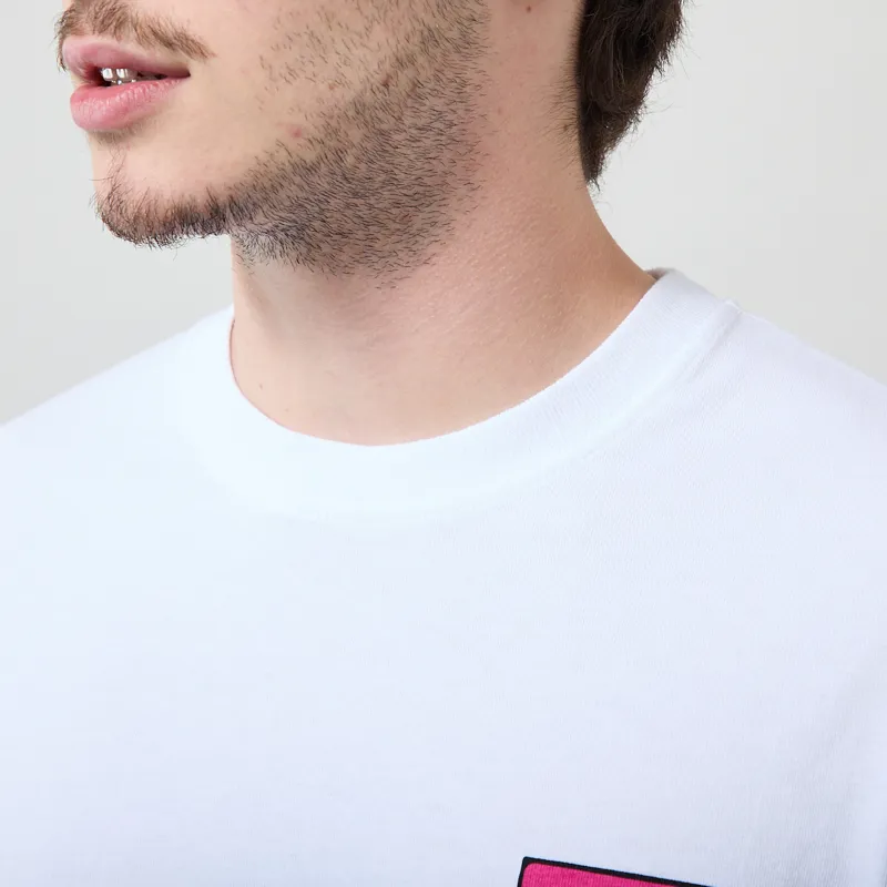 By Parra Not Listening T Shirt White-3