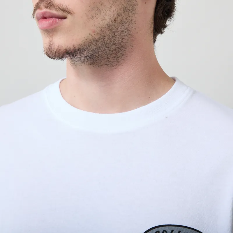 By Parra Bike Hammer Long Sleeve T Shirt White-3