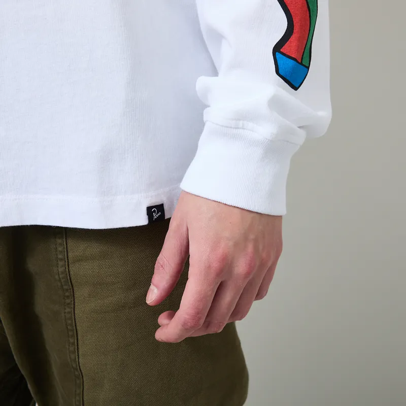 By Parra Bike Hammer Long Sleeve T Shirt White-5
