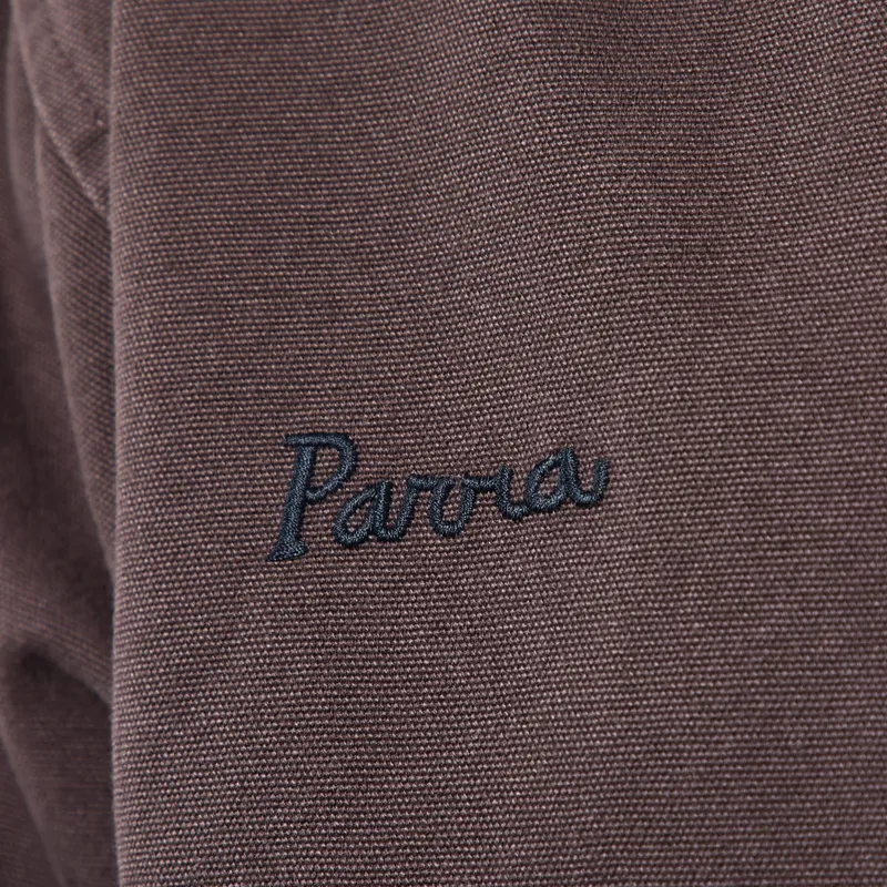By Parra Non Loud Long Sleeve Shirt Dark Brown-5