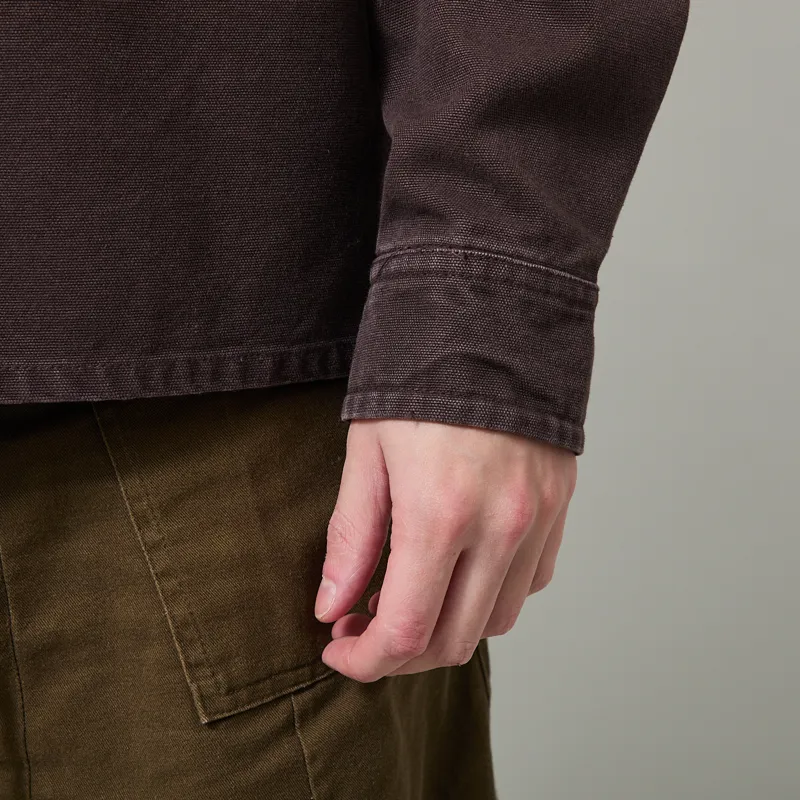 By Parra Non Loud Long Sleeve Shirt Dark Brown-7