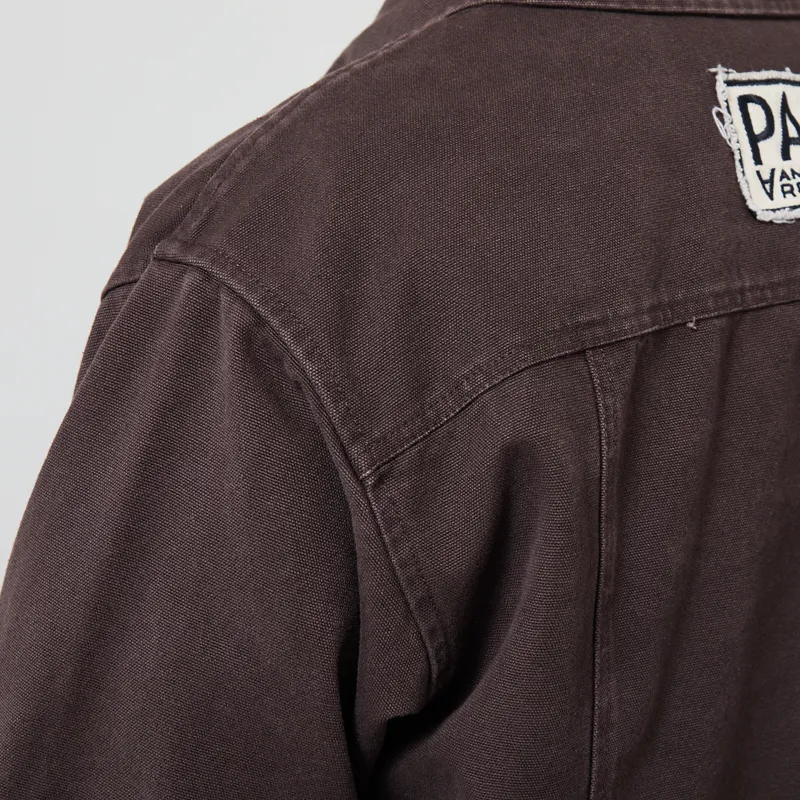 By Parra Non Loud Long Sleeve Shirt Dark Brown-9