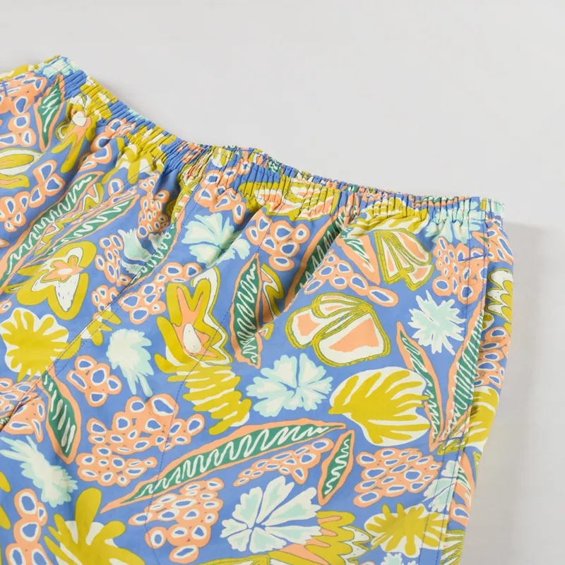 Patagonia Baggies Shorts 5 Inch Flourish Abundant Blue-2