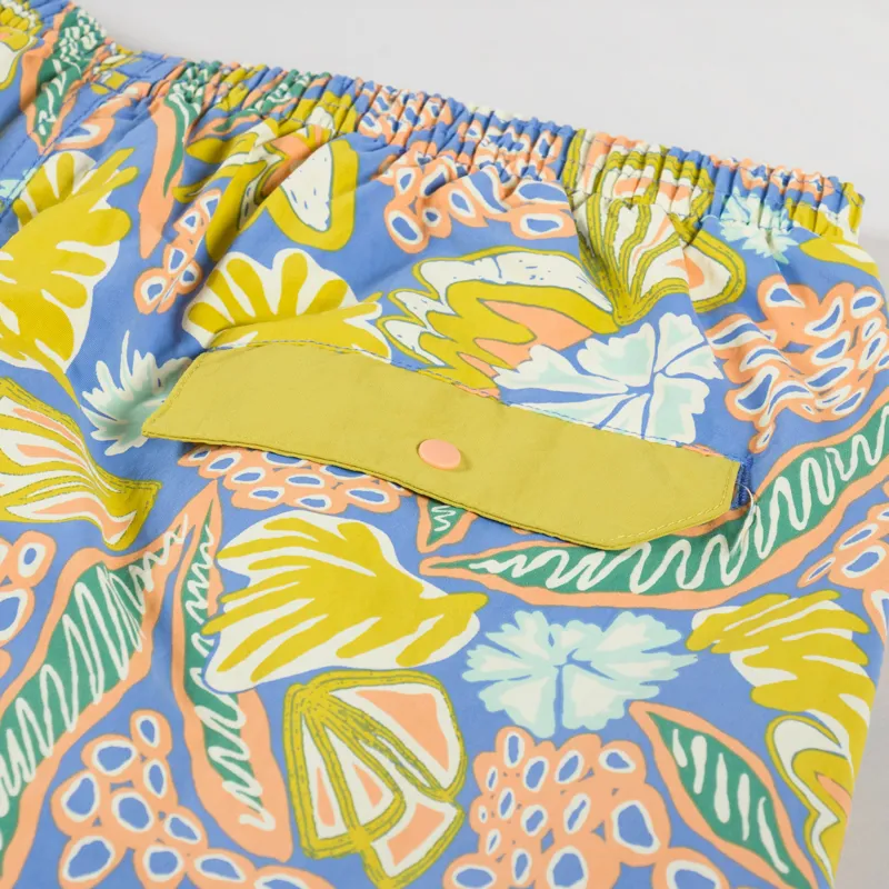 Patagonia Baggies Shorts 5 Inch Flourish Abundant Blue-6