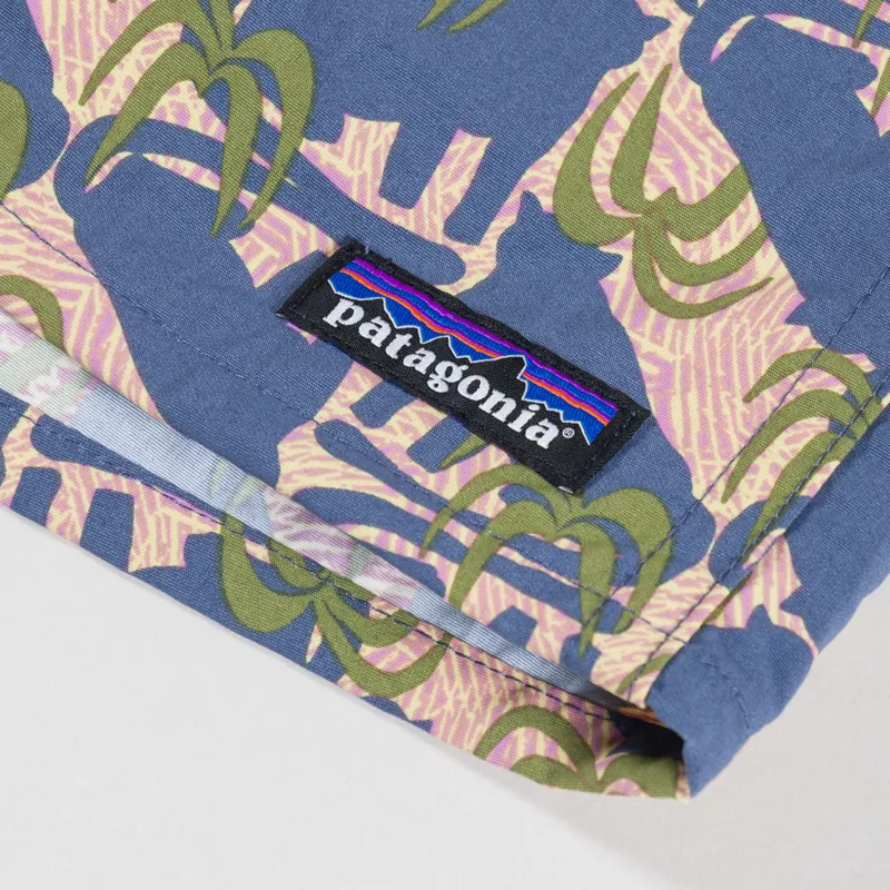 Patagonia Baggies Shorts 5 Inch Jaguar Geo Dolomite Blue-4