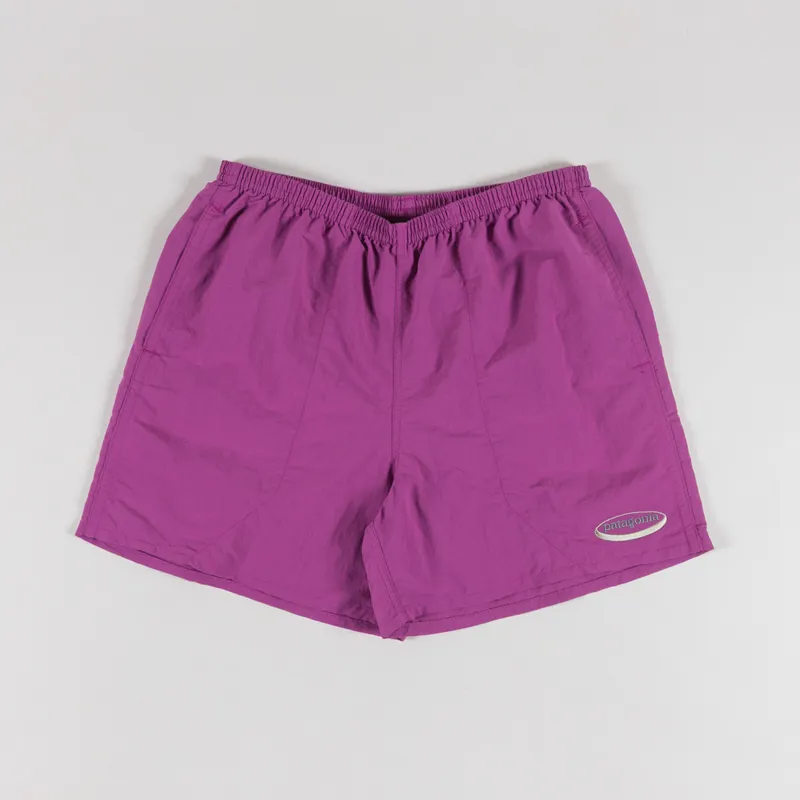 Patagonia Baggies Shorts 5 Inch 95 Oval Logo Faded Magenta