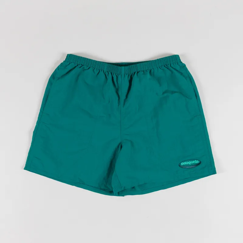 Patagonia Baggies Shorts 5 Inch 95 Oval Logo Gem Green