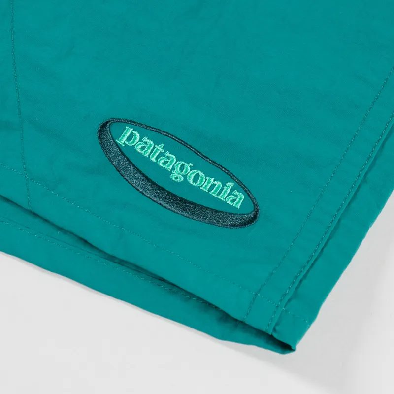 Patagonia Baggies Shorts 5 Inch 95 Oval Logo Gem Green-5
