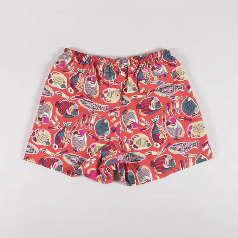 Patagonia Baggies Shorts 5 Inch Wrasse Pollinator Orange-1
