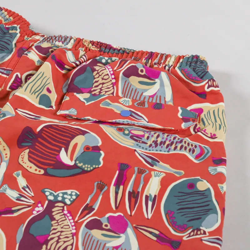 Patagonia Baggies Shorts 5 Inch Wrasse Pollinator Orange-5