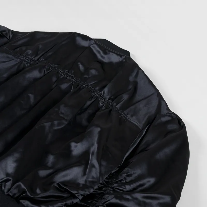 Stella Nova Womens Oversized Bomber Jacket Black-7