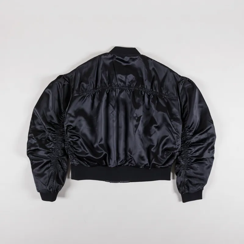 Stella Nova Womens Oversized Bomber Jacket Black-5