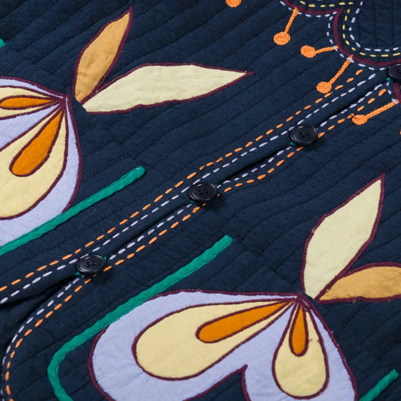 Stella Nova Womens Little Embroidered Jacket Multicolour-11