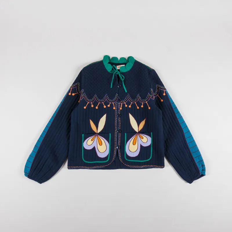 Stella Nova Womens Little Embroidered Jacket Multicolour-4