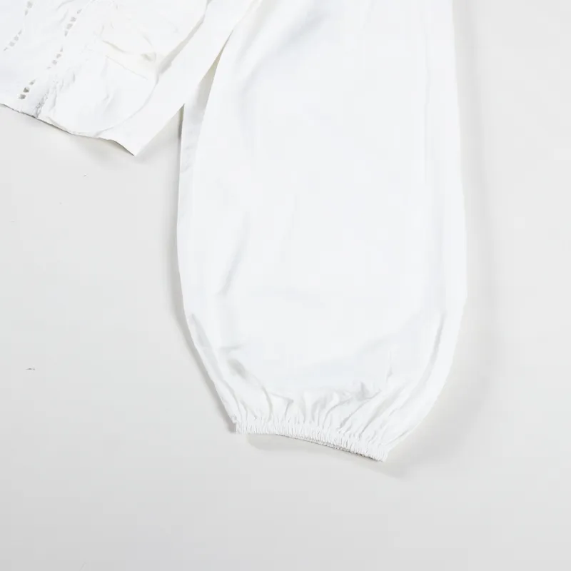 Stella Nova Womens Scallops Blouse White-11