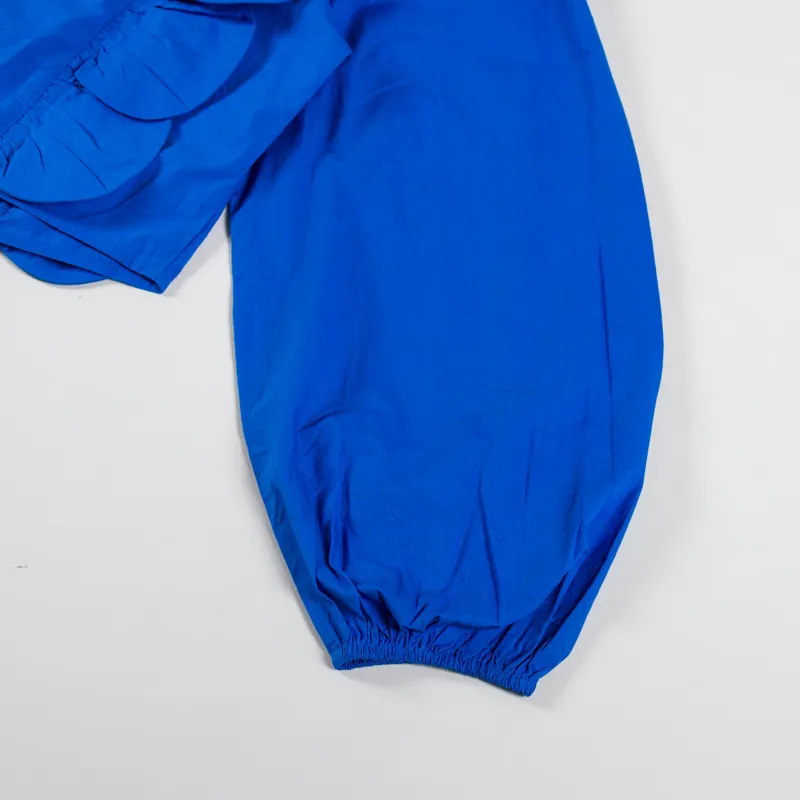 Stella Nova Womens Scallops Blouse Clear Blue-10