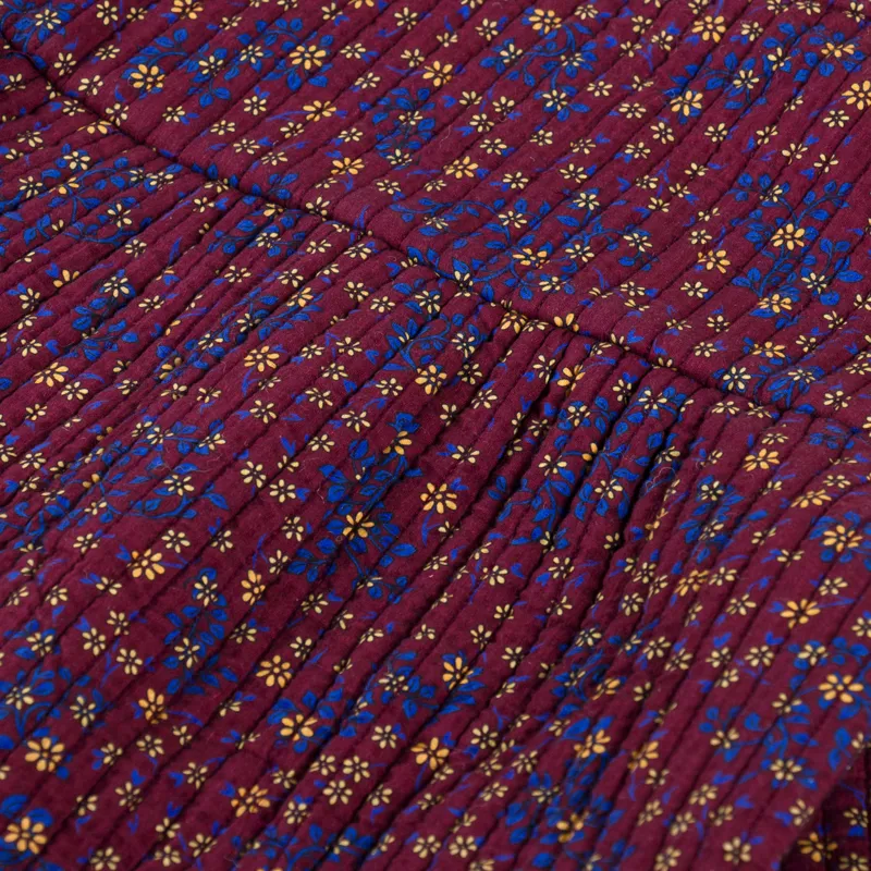 Stella Nova Womens Quilted Flower Printed Jacket Flower Mix-9