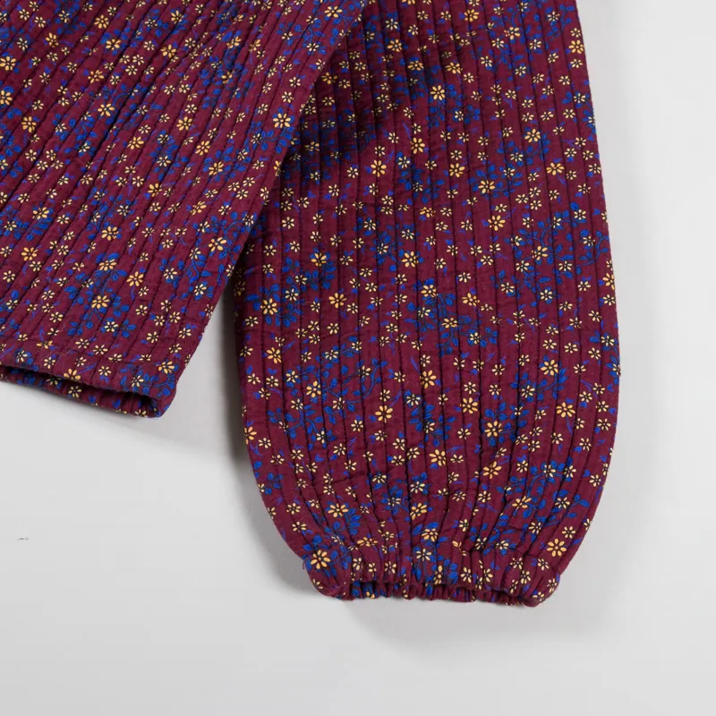 Stella Nova Womens Quilted Flower Printed Jacket Flower Mix-11