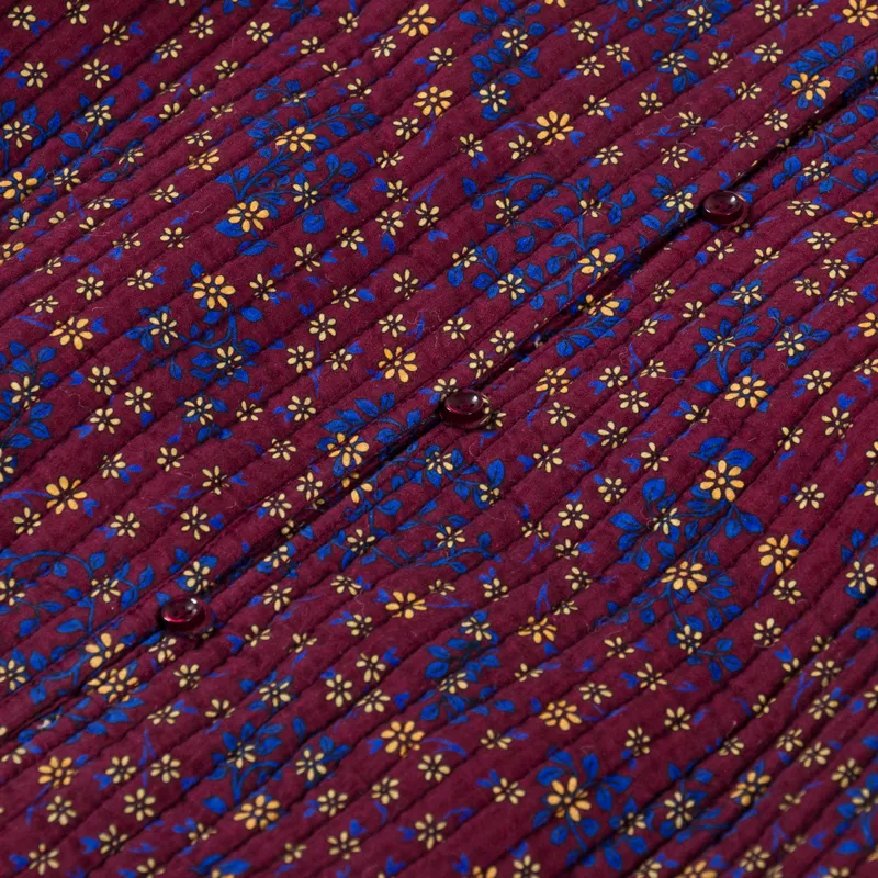 Stella Nova Womens Quilted Flower Printed Jacket Flower Mix-8