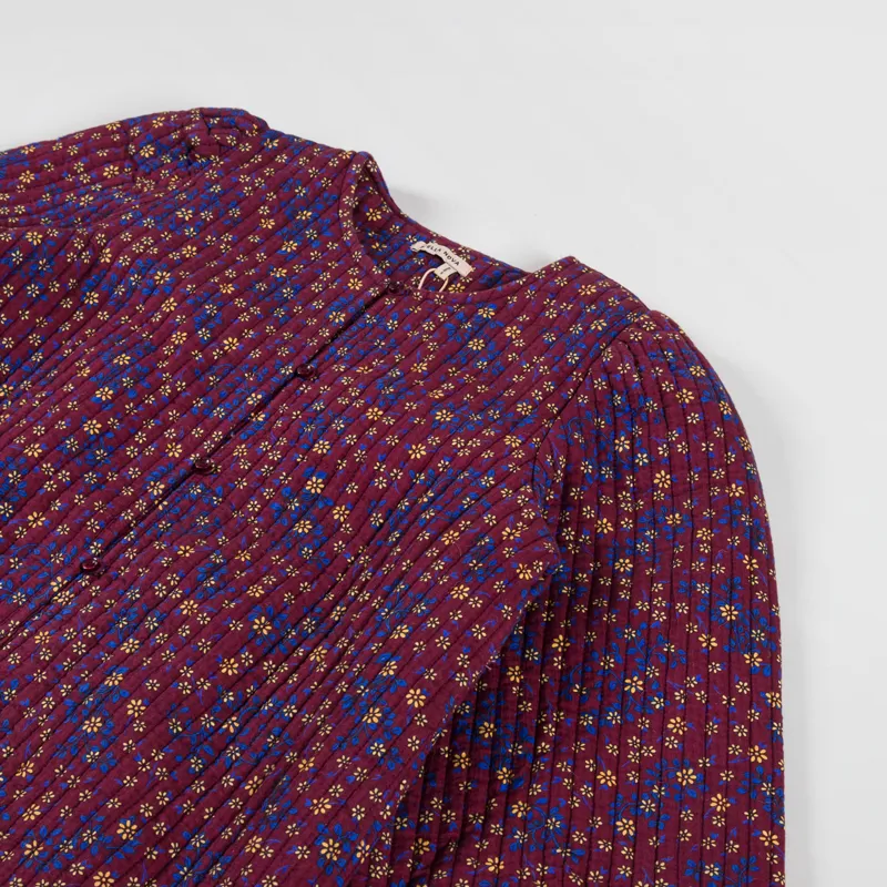 Stella Nova Womens Quilted Flower Printed Jacket Flower Mix-6