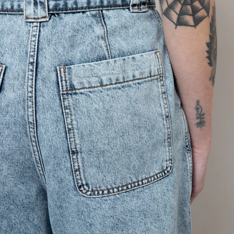 Stella Nova Womens Moon Washed Denim Shorts Blue-8