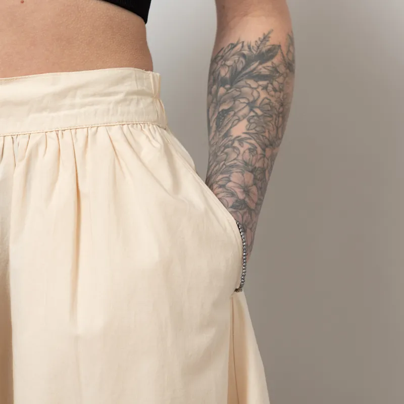 Stella Nova Womens Embroidered Midi Skirt Ivory-6