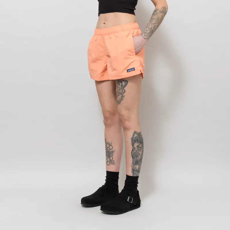 Patagonia Womens Barely Baggies Shorts Peach Sherbet-1