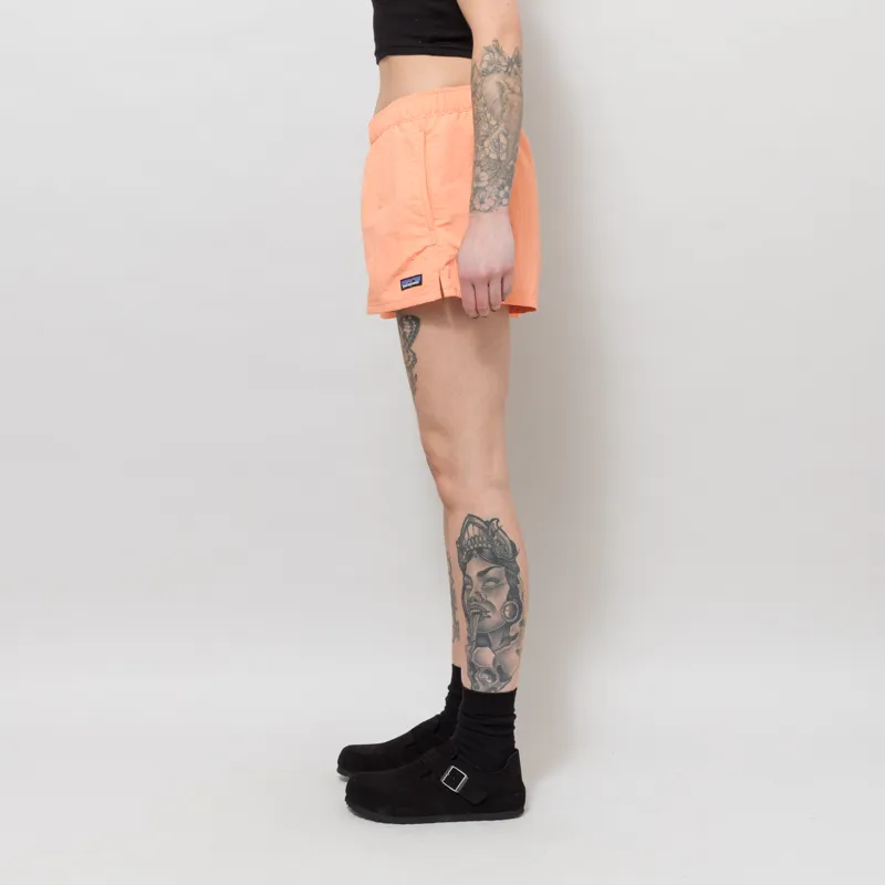 Patagonia Womens Barely Baggies Shorts Peach Sherbet-2