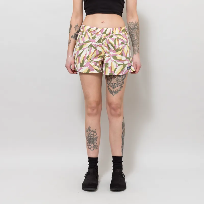 Patagonia Womens Barely Baggies Shorts Small Sunshine Natural