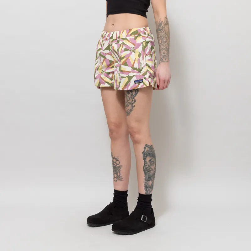 Patagonia Womens Barely Baggies Shorts Small Sunshine Natural-1